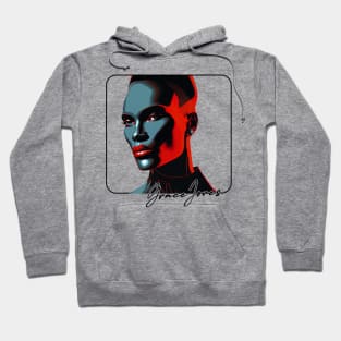 Grace Jones 80s Style Aesthetic Design Hoodie